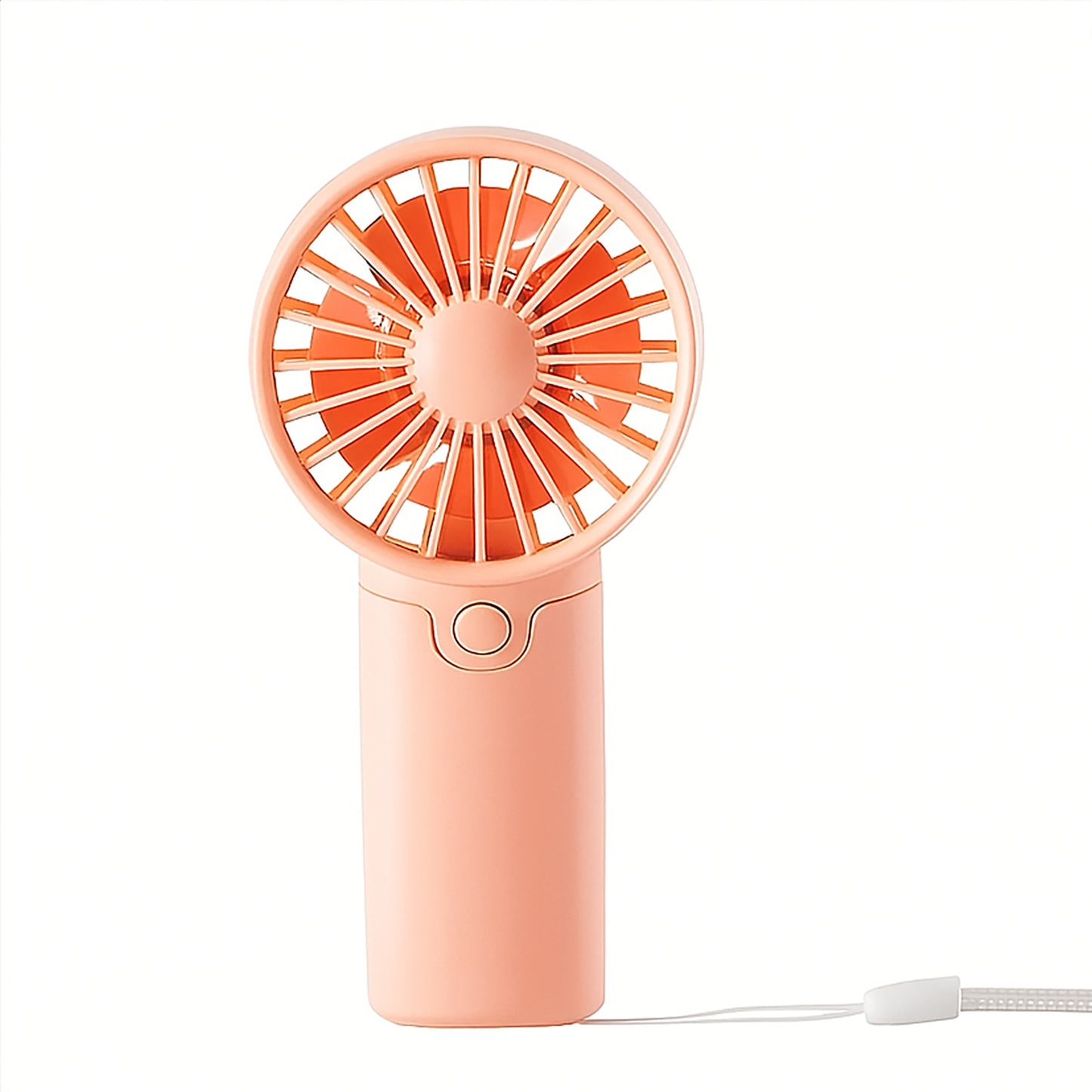 Portable Folding Fan with Scent Pad & LED Display