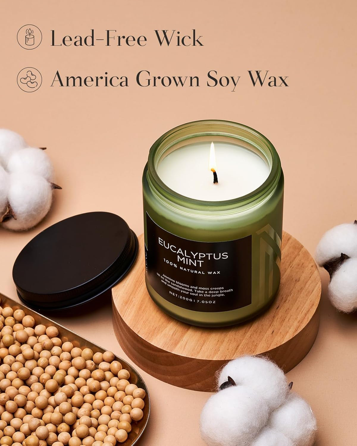 Eucalyptus Mint – Minimalist Soy Candle