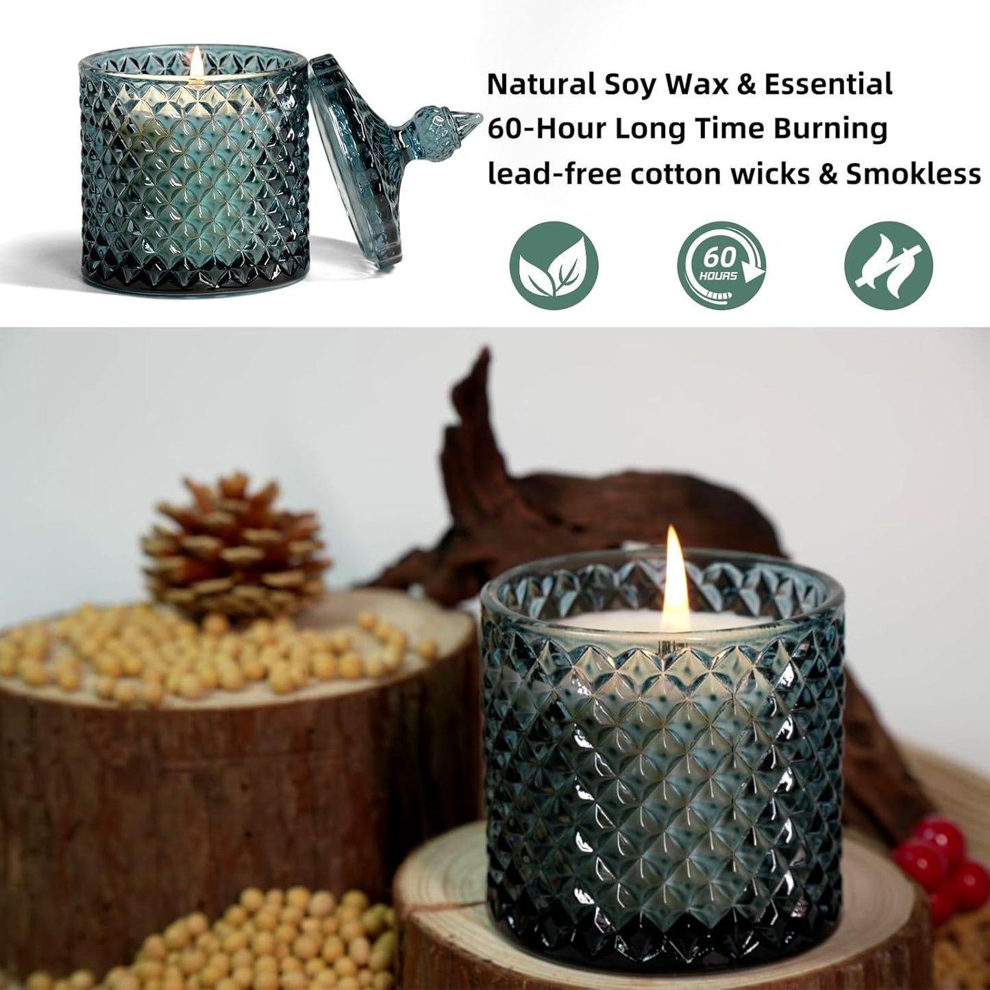 Lavender & Sage Soy Candle | 7oz